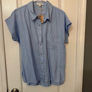 Blu Pepper Sky Blue Women's Blouse